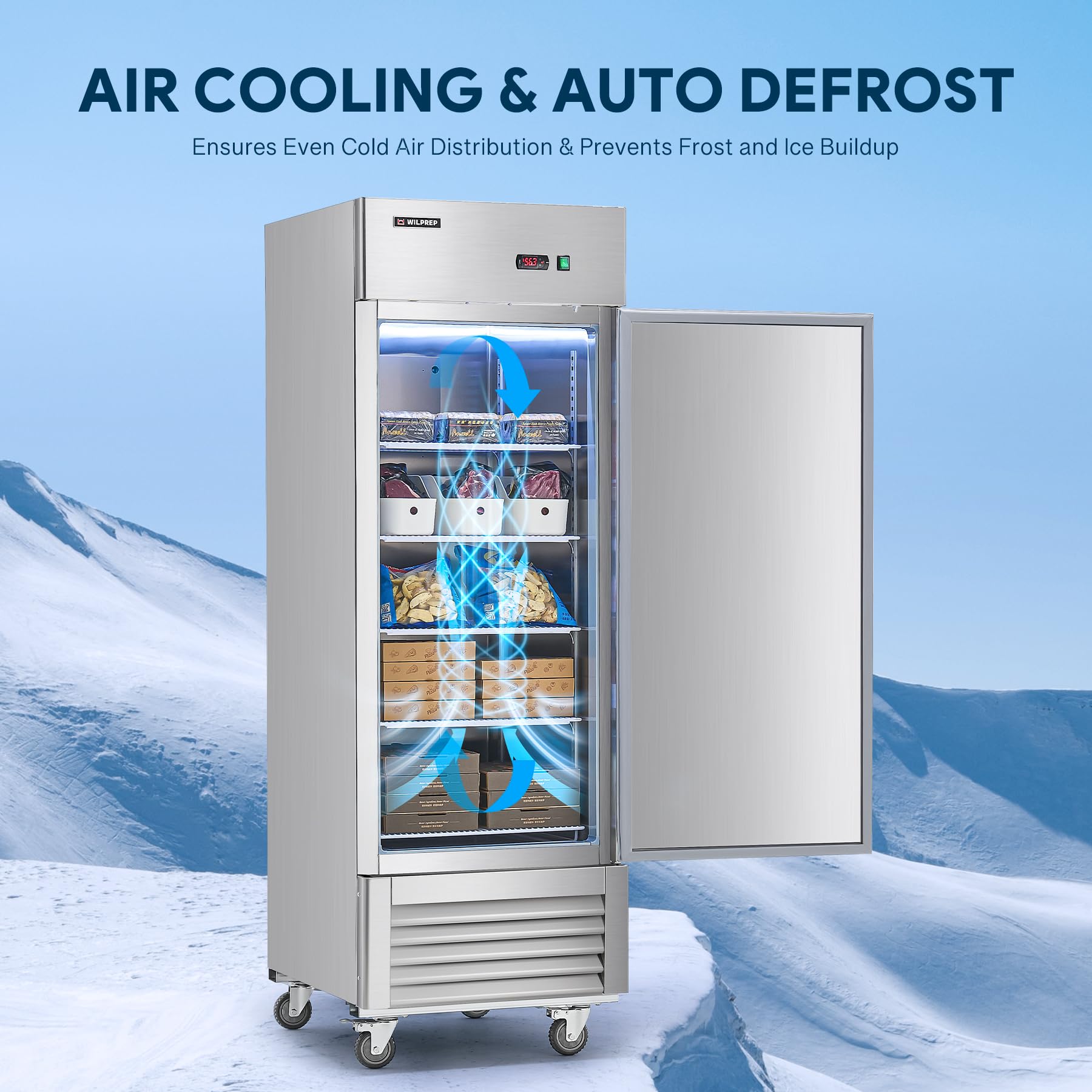 Amazon.com: WILPREP Commercial Freezer, 27